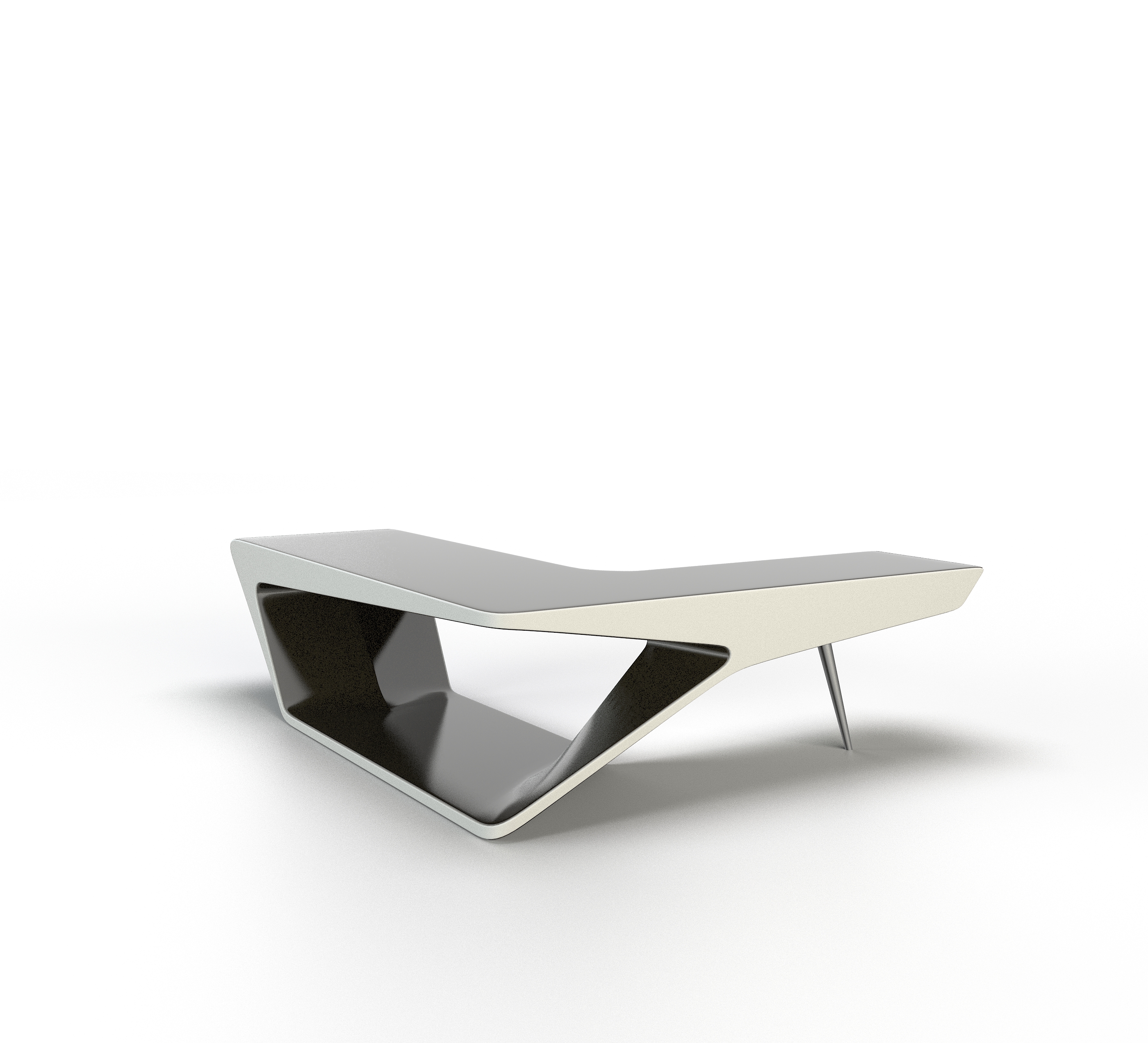 Q-shaped Work Desk