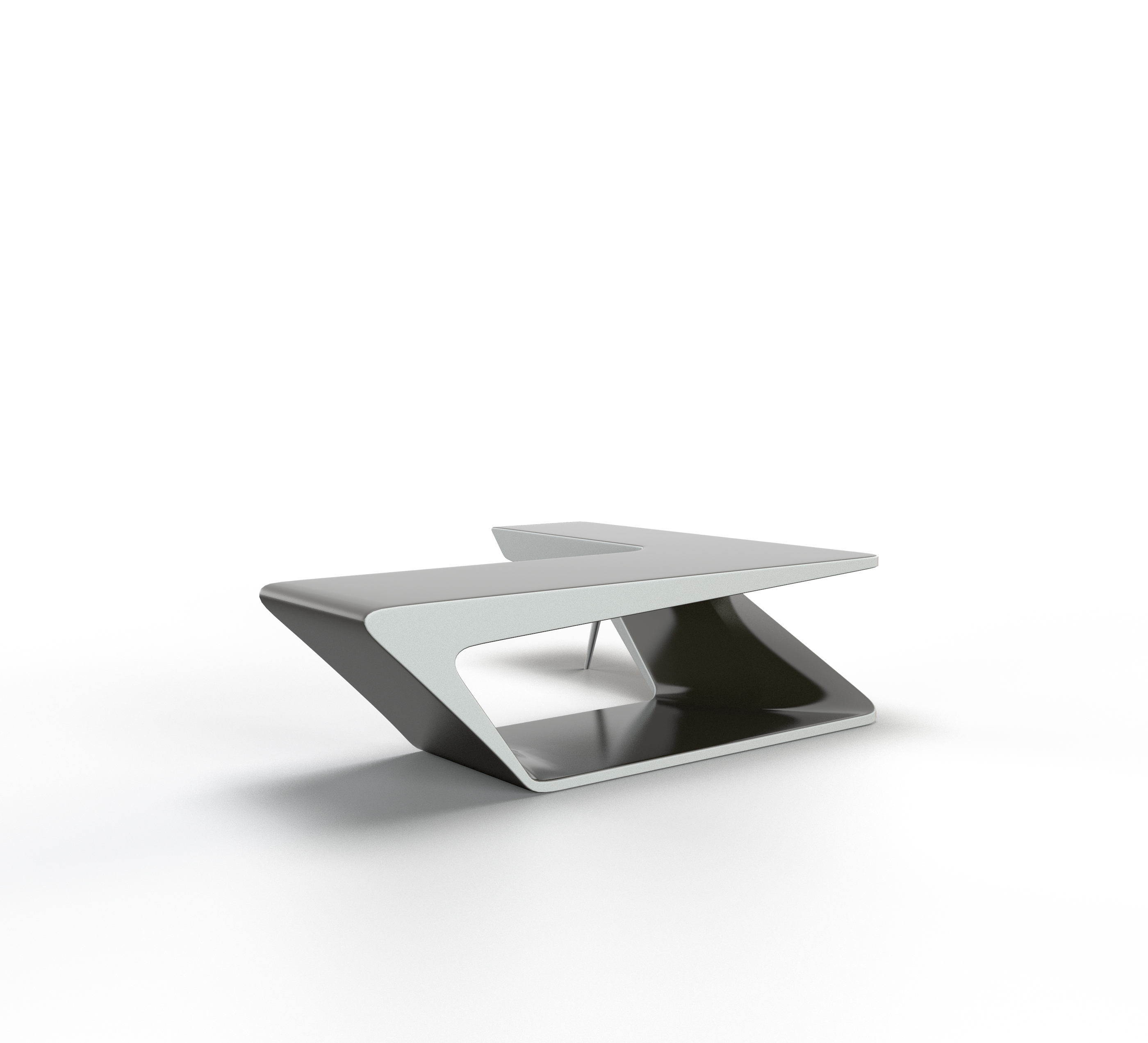 Q-shaped Work Desk