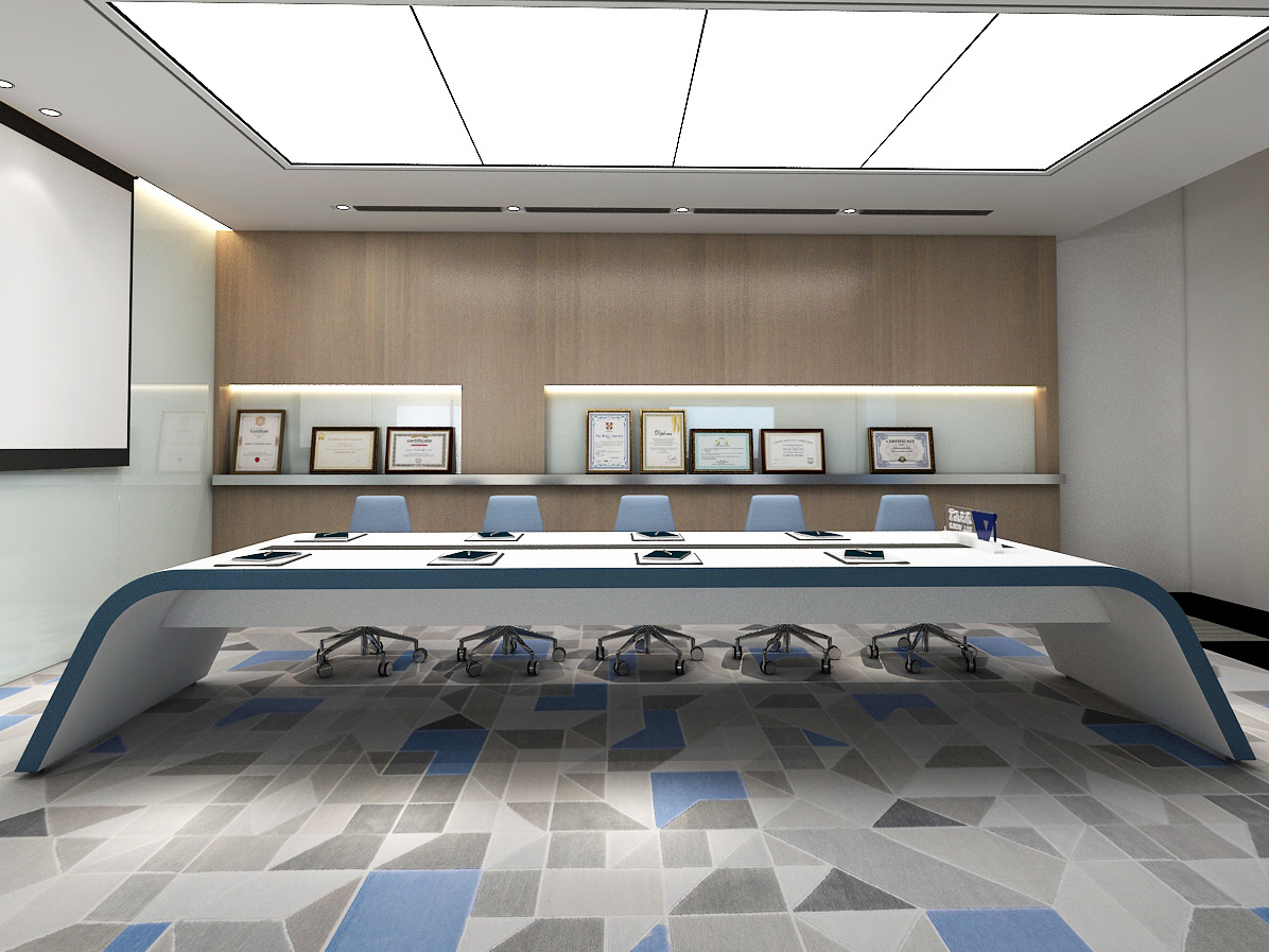 Trapezoidal conference table