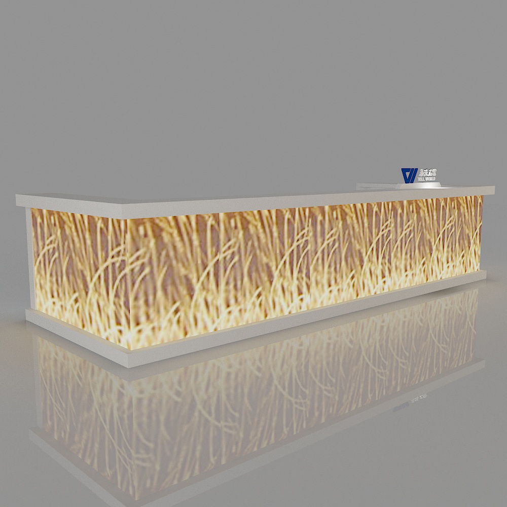 Straw Pattern Bar Counter