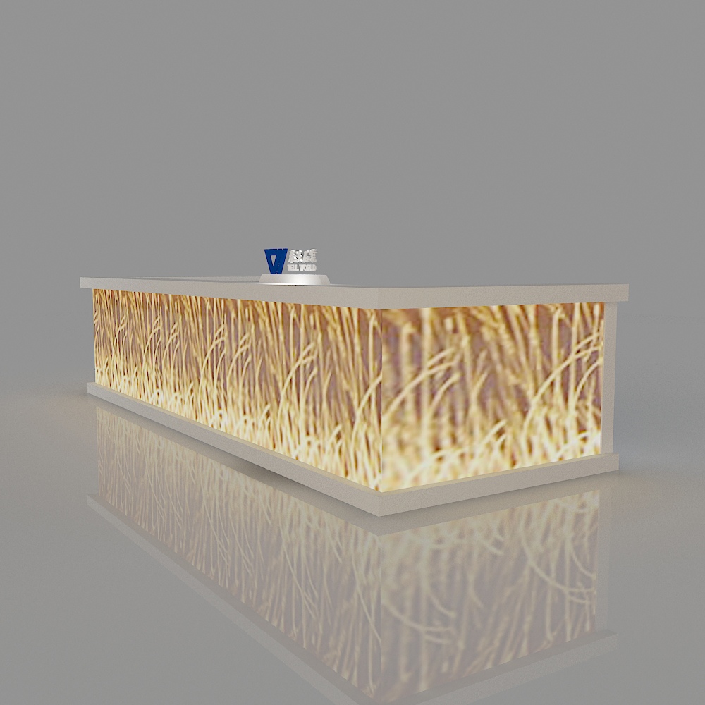 Straw Pattern Bar Counter