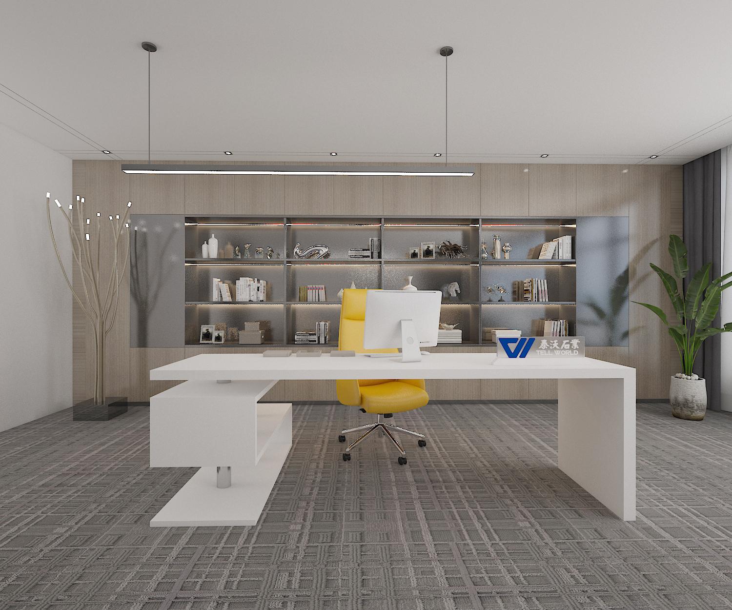 L-shaped Office Table