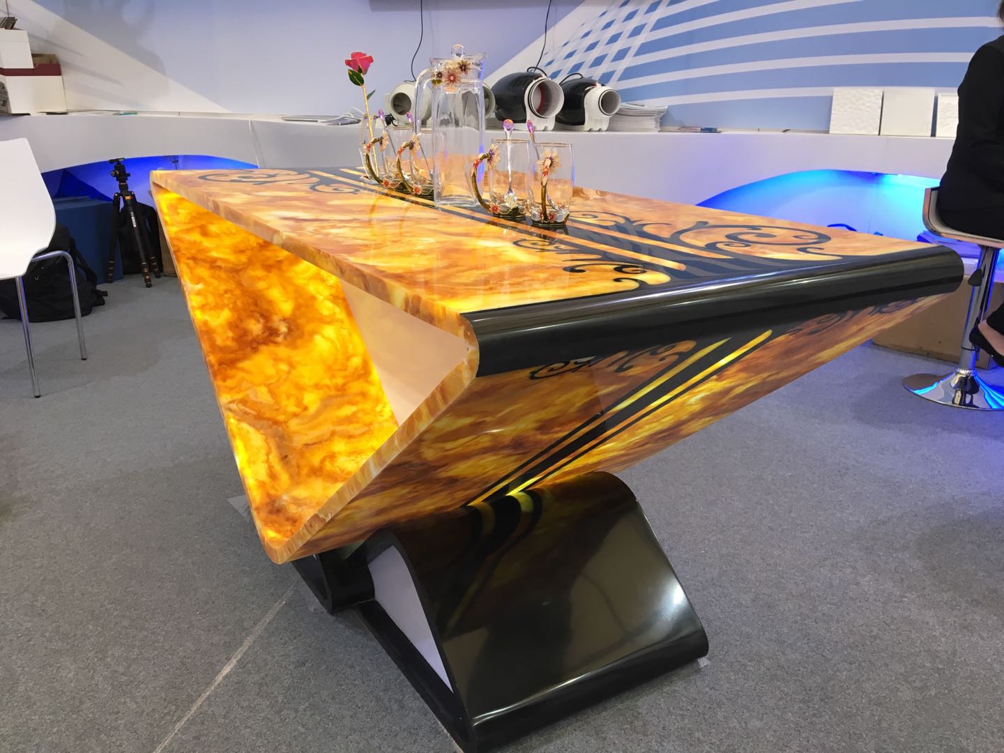 Golden Amber  Coffee Table