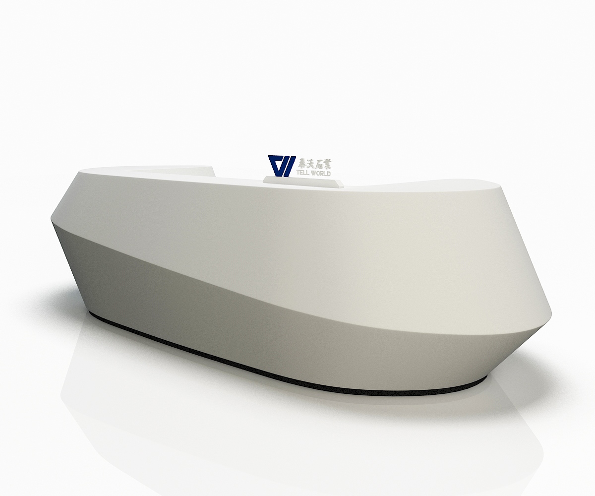 Semiellipse Design Reception Counter