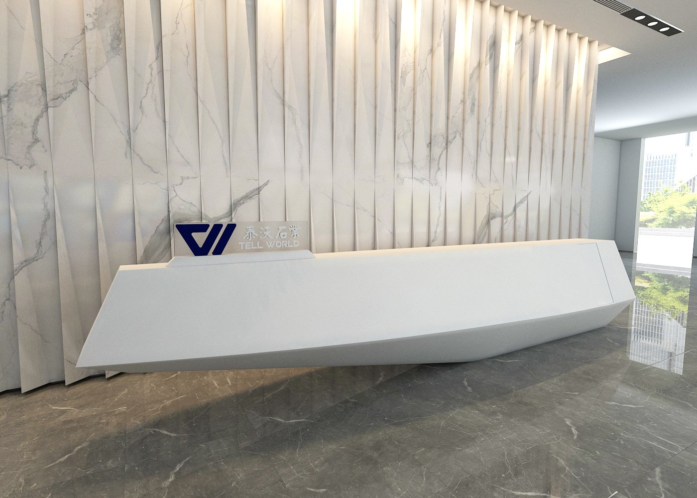 Ship Shape Design Reception Counter