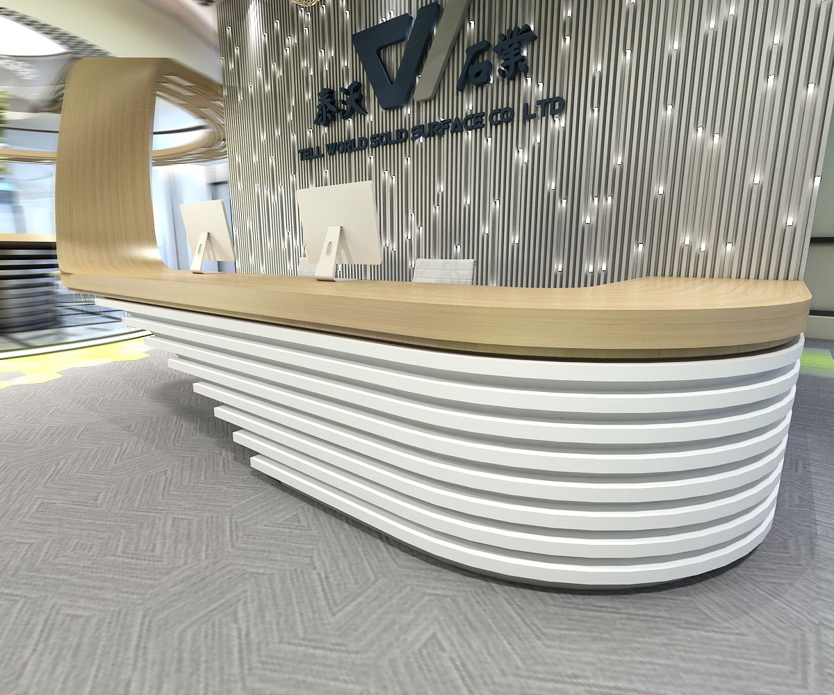 Histogram reception desk