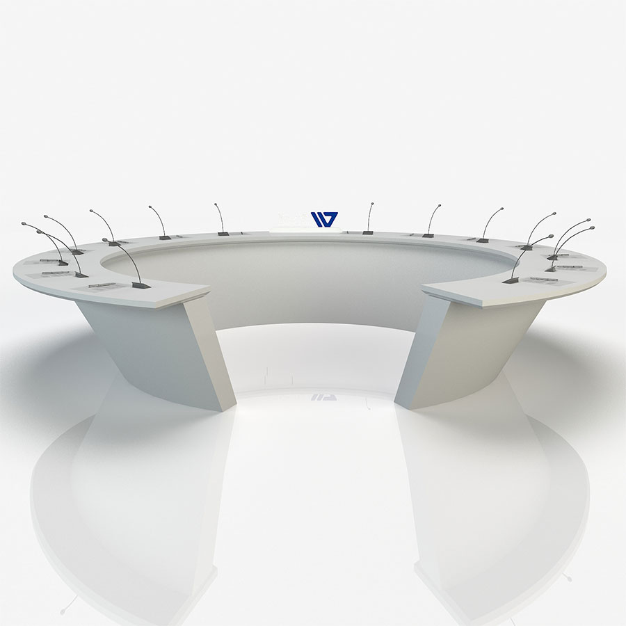 Semicircular Conference Table