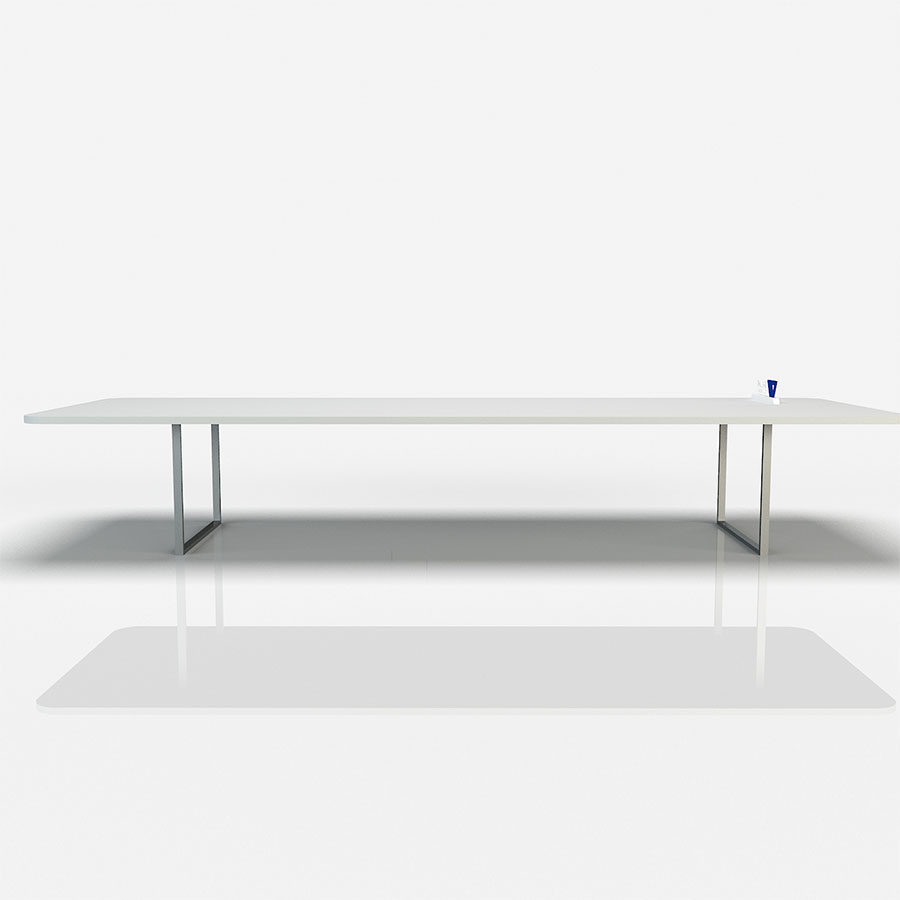 Stainless Steel Feet Conference Table