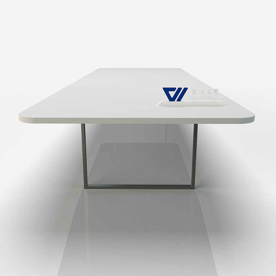 Stainless Steel Feet Conference Table
